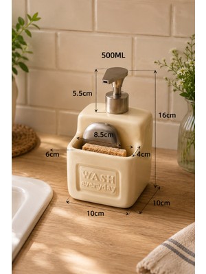 Porsima Ashton Grey Sıvı Sabunluk 500 ml