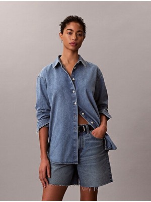 Calvin Klein Kadın Oversize Vintage Bell Gömlek
