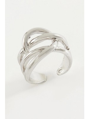 Marsilyan™- Oval Metal Yüzük