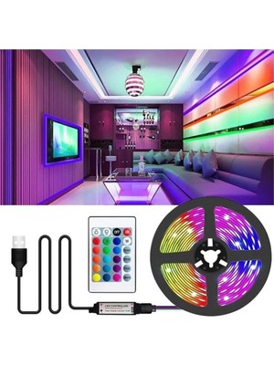 Cata CT-4566 USB Tv Arkası LED Şerit – 3 Metre | Rgb | Kumandalı