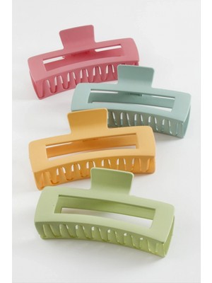 Marsilyan™- Dikdörtgen Renkli Mandal Toka 12 cm