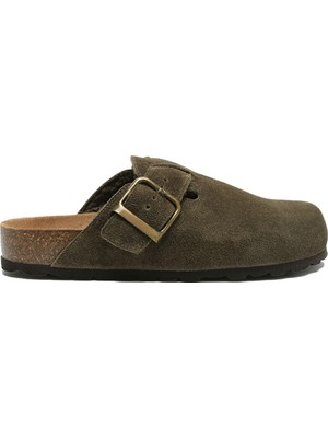 Ivan By Kifidis K13740SK Kifidis Soft Step Kadın Süet Deri Sabo Mantar Terlik 36-41