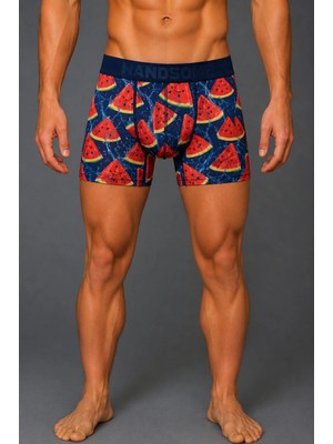Brem Handsome Karpuz Desenli Erkek Boxer