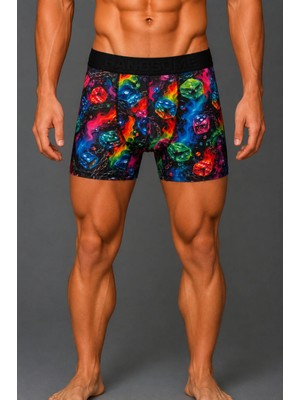 Brem Handsome Zar Desenli Erkek Boxer