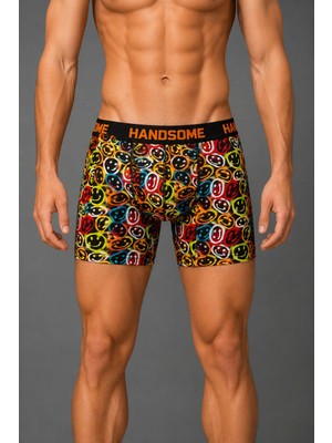 Brem Handsome Gülücük Desenli Erkek Boxer