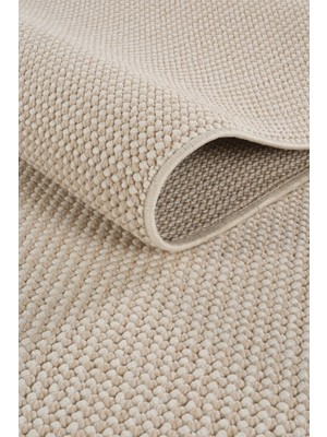 Livset Home Yumuşak Bukleli Krem Bej Halı Oturma Odası Salon Mutfak Koridor Antre Çocuk Odası Halısı K144A