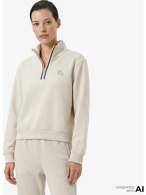 Anta Fearless Trip Kadın Beyaz Sweatshirt
