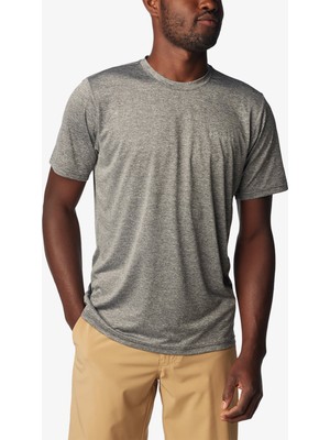 Columbia Hike Crew Erkek Gri T-Shirt