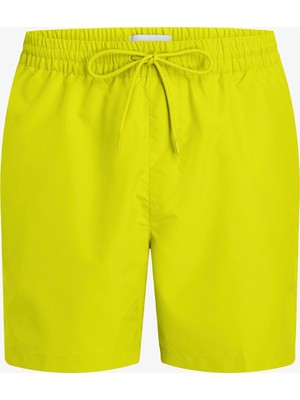 Calvin Klein Medium Drawstring Erkek Sarı Deniz Şortu