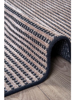 Evoris Bej Iskandinav Sisal Yıkanabilir Kaymaz Tabanlı Kilim Yolluk Oturma Odası Mutfak Halısı