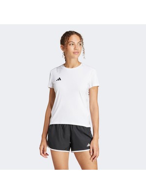 Adidas Adizero Running Kadın Beyaz Koşu T-Shirt