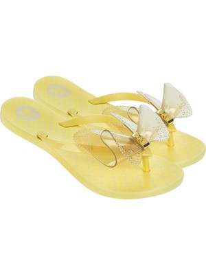 Zaxy Fresh Butterfly Çocuk Parmak Arası Terlik Sarı 25/34