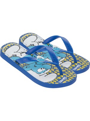 Ipanema Smurfs Kids Parmak Arası Terlik Mavi 25/34