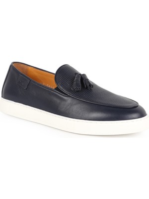 Libero Erkek Loafer Ayakkabı Hakiki Deri Antik Püsküllü Delikli Sneaker Taban Bağcıksız Hafif Eva L5646