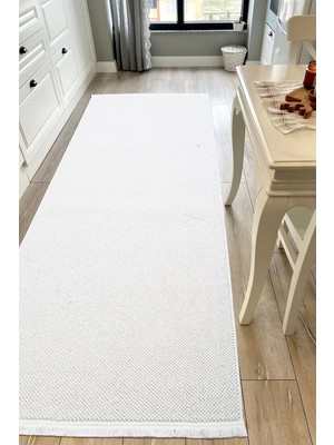 Yadedor Home Bukle Loop Krem Beyaz Iskandinav Bukleli Yumuşak Modern Minimalist Salon Koridor Mutfak Çocuk Oturma Odası Halısı