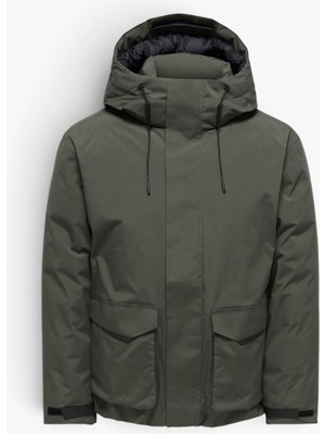 Only & Sons Onsnate Technıcal Jacket Otw Vd Erkek Gri Mont - 22038757