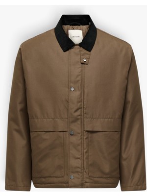 ShopINN Onskosmo Padded Jacket Otw Vd Erkek Kahverengi Mont - 22034856