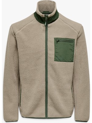 Only & Sons Onsdallas Sherpa Jacket Otw Vd Erkek Kahverengi Mont - 22025599
