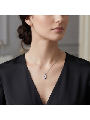 Auro Duo Felia Kolye - 316L Paslanmaz Şık ve Minimalist Tasarım Çelik Kolye