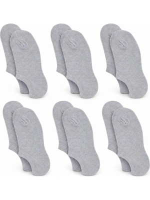 Kadın Bambu 6’lı Dikişsiz Babet Çorap Siyah Beyaz Gri Görünmez Sneaker Çorap Nefes Alan Yumuşak