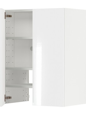 Hobiurun Aspiratör Dolabı , Rınghult Beyaz, 60X80 Cm, 2 Kapaklı