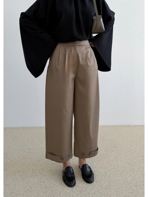 Moda Aksa 3936 Blk Boru Pç Pantalon Vizon