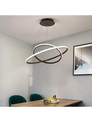 St. Morritz Levent 2'li Siyah 3 Renk Modern Sarkıt Avize & Salon, Antre ve Hol Aydınlatma