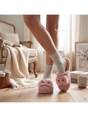 İnallar Ayakkabı Kadın Peluş Ev Içerişık Bohça Çeyiz Terlik