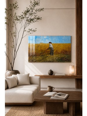 Bu Matbaa BUMATBAA Buğday Tarlası Klasik Sanat Dekoratif Duvar Tablosu