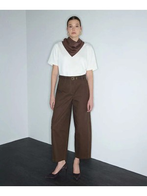 İpekyol Dokulu Barrel Fit Pantolon IW6260003203074