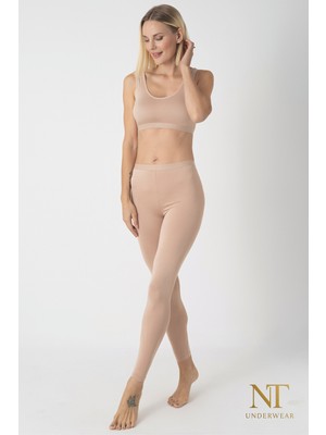 NT Underwear Kadın Bambu Uzun Tayt – Hafif, Rahat, Terletmeyen