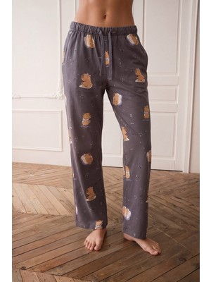Hays Kadın Pamuklu Uzun Pijama Altı
