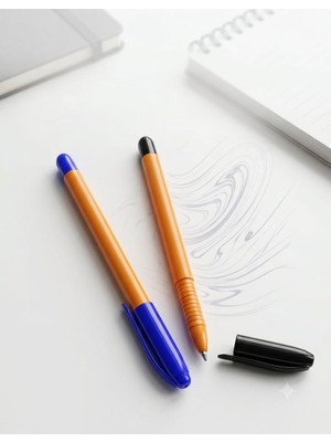 Mikro M-30 Tükenmez Kalem 1.0 mm - 2'li Set (Mavi ve Siyah Seçenekli)
