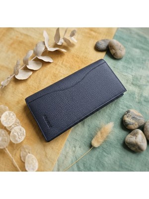 Passtell %100 Hakiki Deri Unisex Çek Cüzdanı