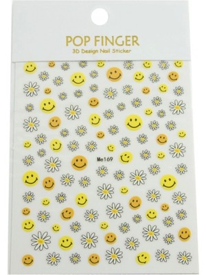 Marsilyan™- Papatya Emoji Tattoo Dövme Sticker