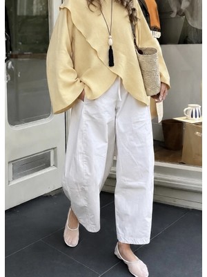 Moda Aksa CHİNO DİKİŞLİ PALON PANTOLON