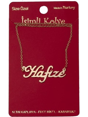 Zero Land Csmo-Tex Hafize Isimli Kolye Sarı