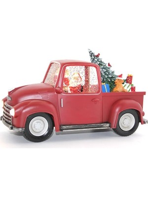 Asa Store Araba Tasarımlı Işıklı Müzikli Noel Baba Kar Küresi ALK1817