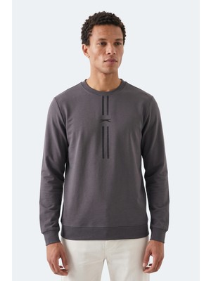 Slazenger Gabıno I Erkek  Koyu Gri Sweatshırt