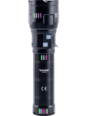 Asa Store Wison WS-1150 Uzun Menzilli 60 Watt 5500 Lümen Profesyonel Güçlü El Feneri