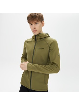 Peak Performance Chill Light Zip Erkek Yeşil Outdoor Polar