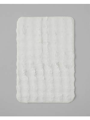 English Home Terra Pelüş Halı 60X90 cm Beyaz