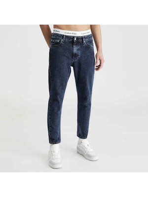 Calvin Klein Erkek Mavi Pantolon