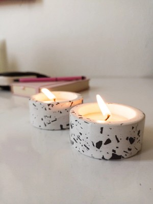 St. Morritz 2'li Dekoratif Tealight Mumluk