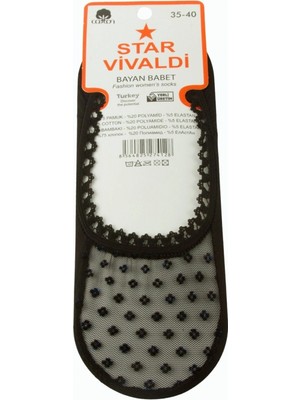 Marsilyan™- Çiçek Dantel Babet Çorap