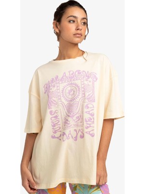 Billabong Future Is Brıght Kadın Turuncu T-Shirt EBJZT00112-NEK0