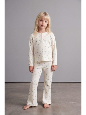 Hays Kız Çocuk Pamuklu Uzun Kol Pijama Takımı
