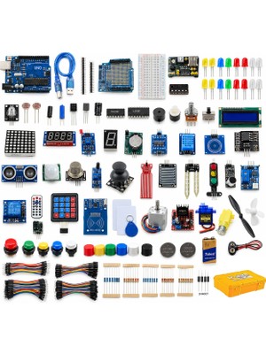 Emes Robotik Arduino 292 Parça Full Başlangıç Seti – Malzeme Kutulu
