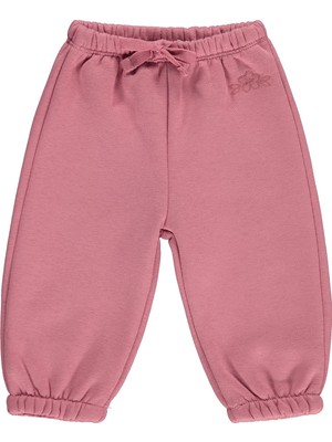 Civil Baby Çiçek Nakışlı Basic 6-18 Ay Eşofman Altı - Turuncu