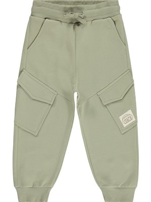 Civil Boys Basic Kargo Cepli 2-5 Yaş Eşofman Altı - Haki
